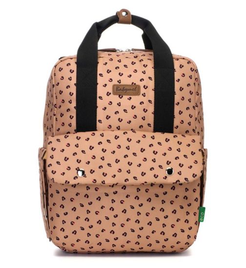Babymel Georgi Eco Convertible Backpack Caramel Leopard