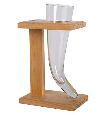 #Winning Viking Horn Glass On Stand