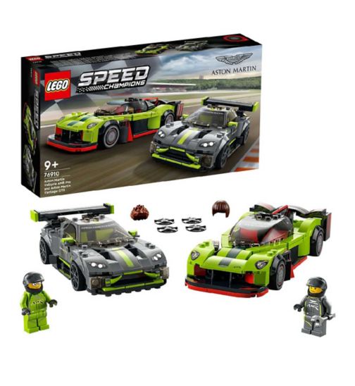 LEGO Speed Champions Aston Martin Valkyrie AMR Pro and Aston Martin Vantage GT3
