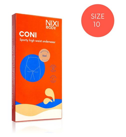 NIXI Body Coni Cream 10 VPL-Free High Waist Leakproof Knickers