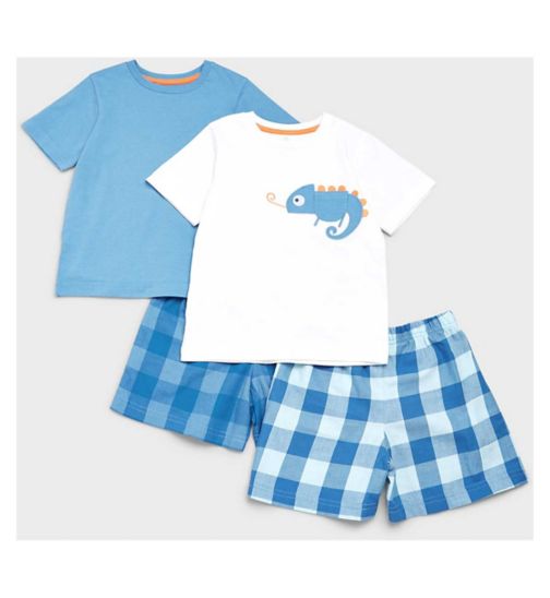Mothercare Chameleon Shortie Pyjamas - 2 Pack