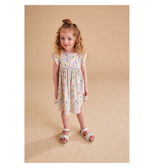 Mothercare Cat and Floral Woven Dress