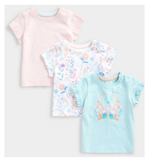 Mothercare Ocean T-Shirts - 3 Pack