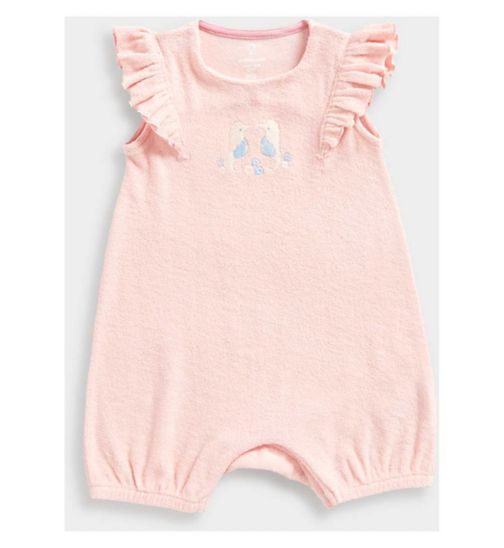 Mothercare Frill Towelling Romper