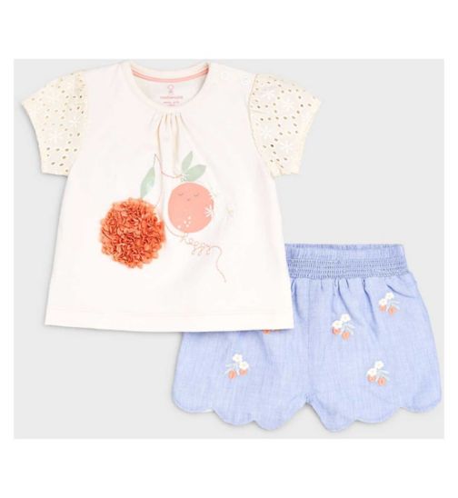 Mothercare Orchard T-Shirt and Shorts Set