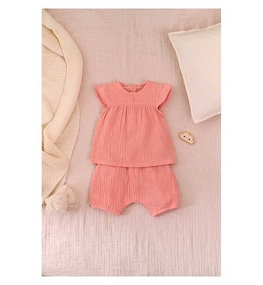 NBG SO TOP AND /PINK /9 - 12 Months
