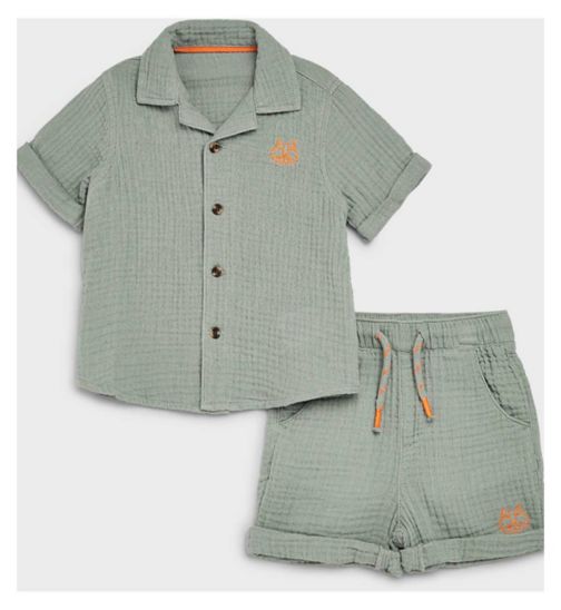 Mothercare Tiger Shirt and Shorts Set