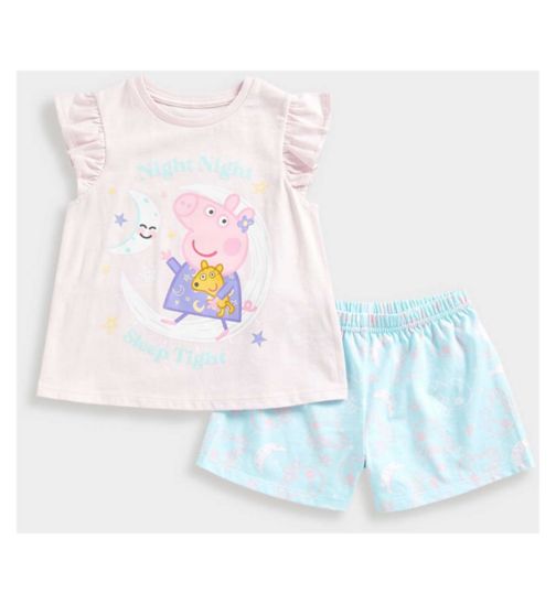 Mothercare Peppa Pig Shortie Pyjamas