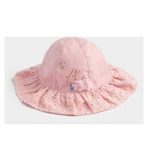 Mothercare Pink Fish Sunsafe Sun Hat