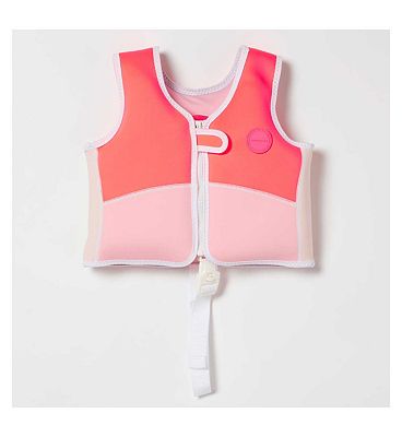 Sunnylife Melody Mermaid Swim Vest 1-2 Neon Pink