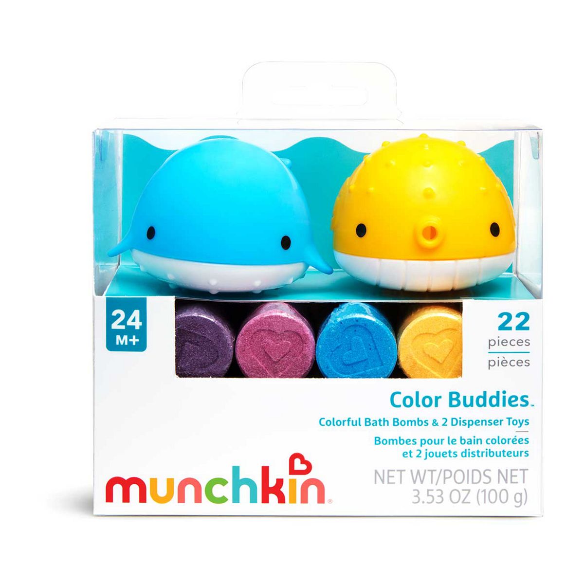 Munchkin Colour Buddies Bath Toy Set