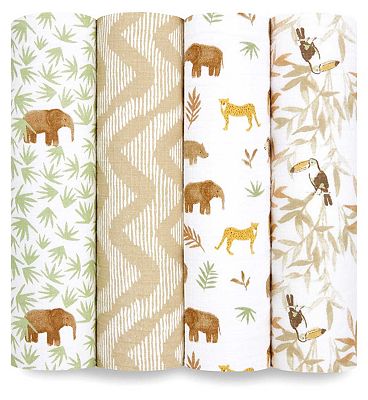 Aden + Anais Essentials Cotton Muslin Swaddle Blankets