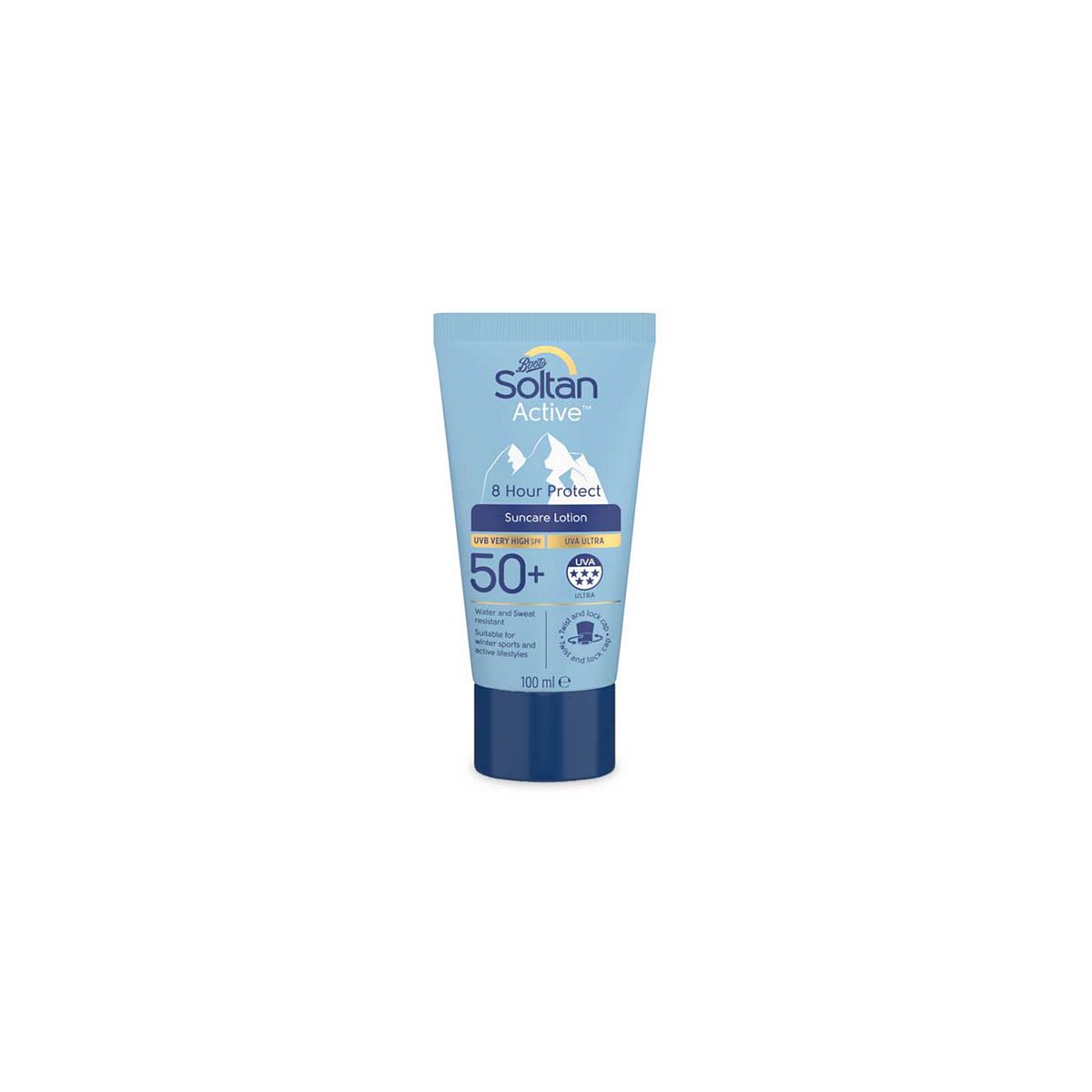Soltan Active 8 Hour Protect Suncare Lotion Spf50+ 100ml