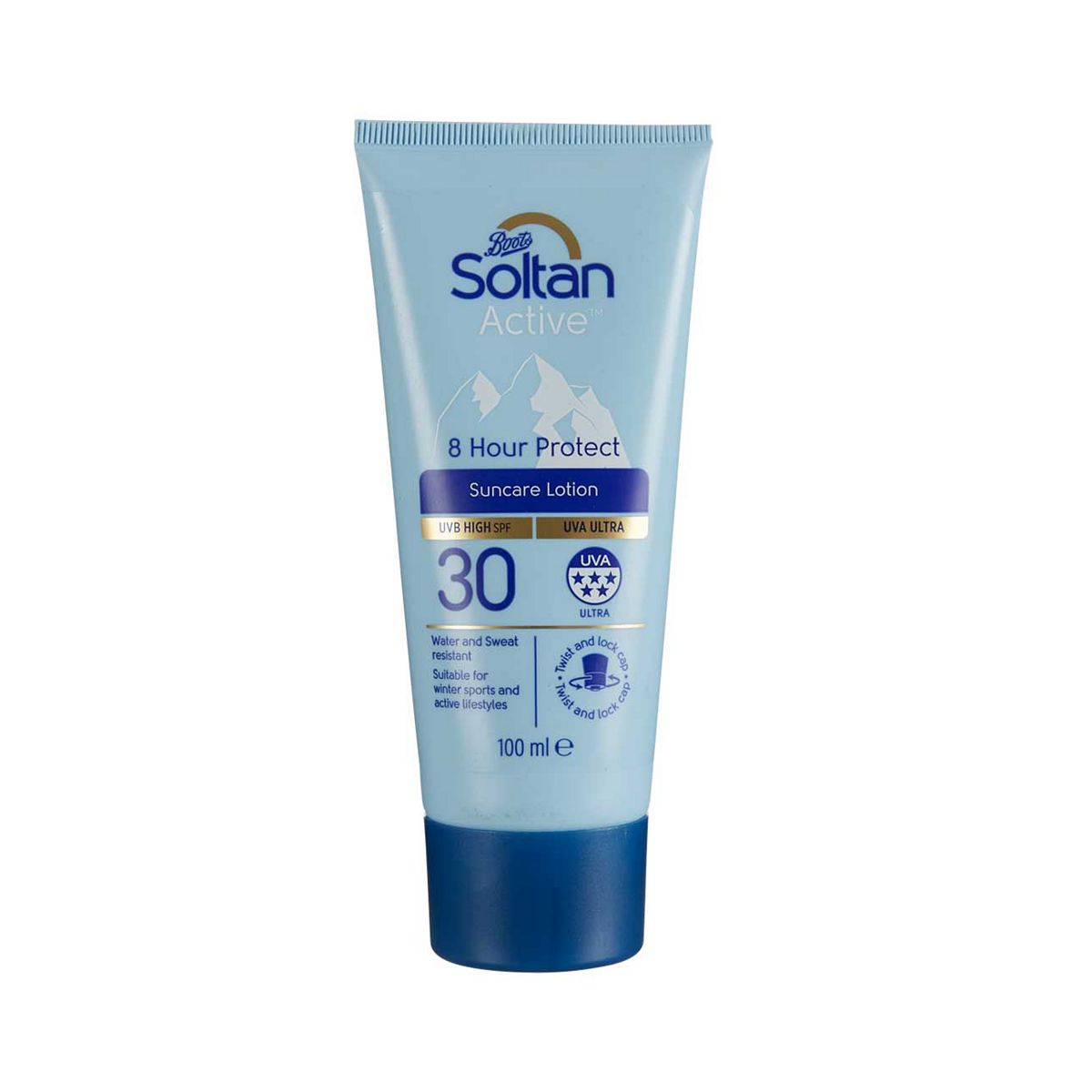 Soltan Active 8 Hour Protect Suncare Lotion Spf30 100ml