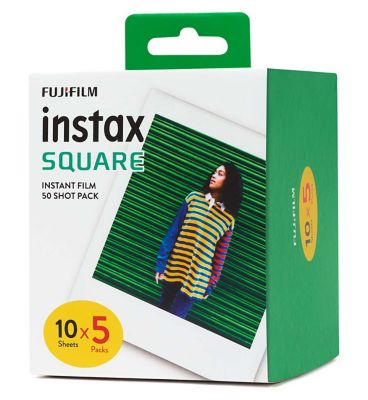 Instax SQUARE 50 Pack Film Bundle Boots