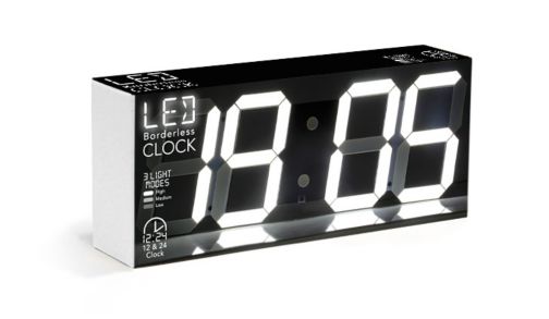 Satzuma LED Borderless Clock