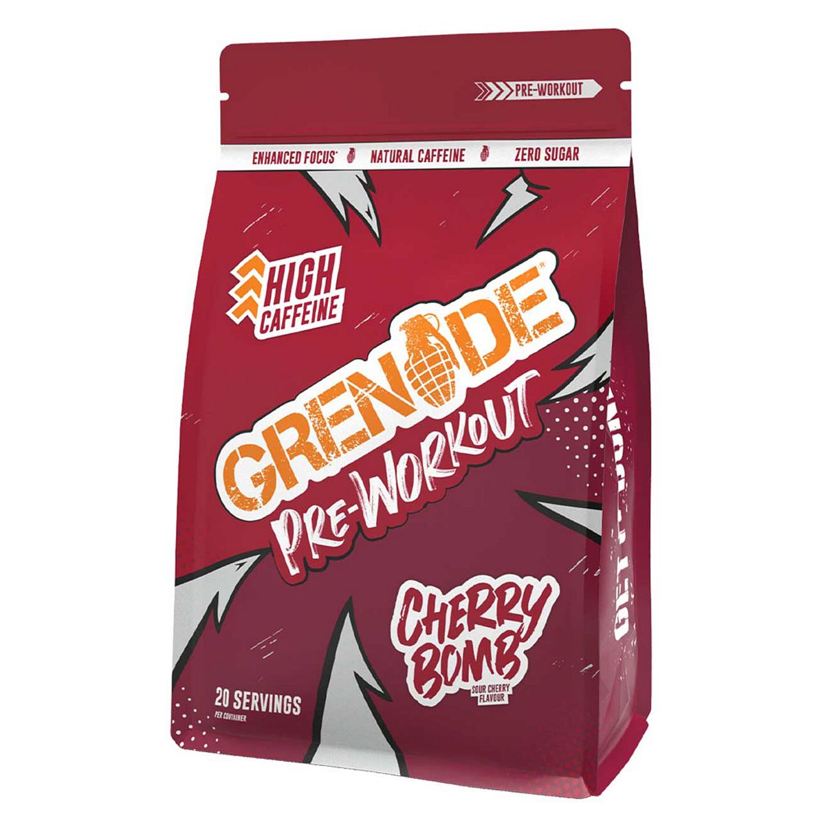 Grenade Pre-Workout Powder Cherry Bomb - 330G