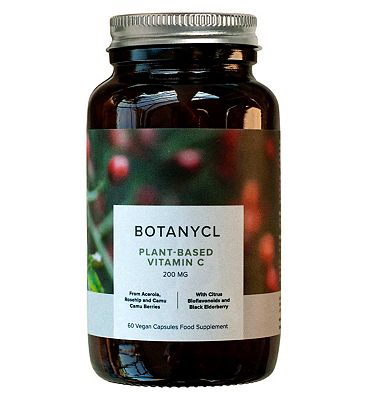 botanycl plant-based vitamin c - 60 capsules