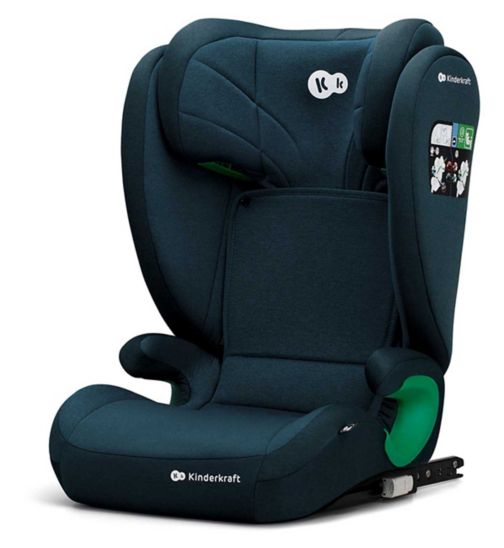 Kinderkraft Junior - Fix 2 I-Size R129 Car Seat - Harbour Blue