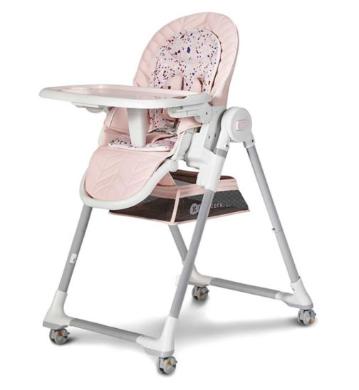 Kinderkraft Lastree 2 In 1 High Chair - Pink