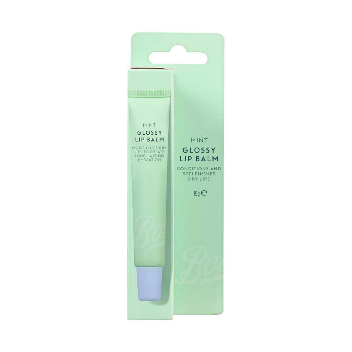 Boots Glossy Lip Balm Mint 15Ml
