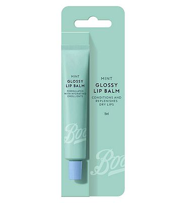 Boots Glossy Lip Balm Mint 15ml