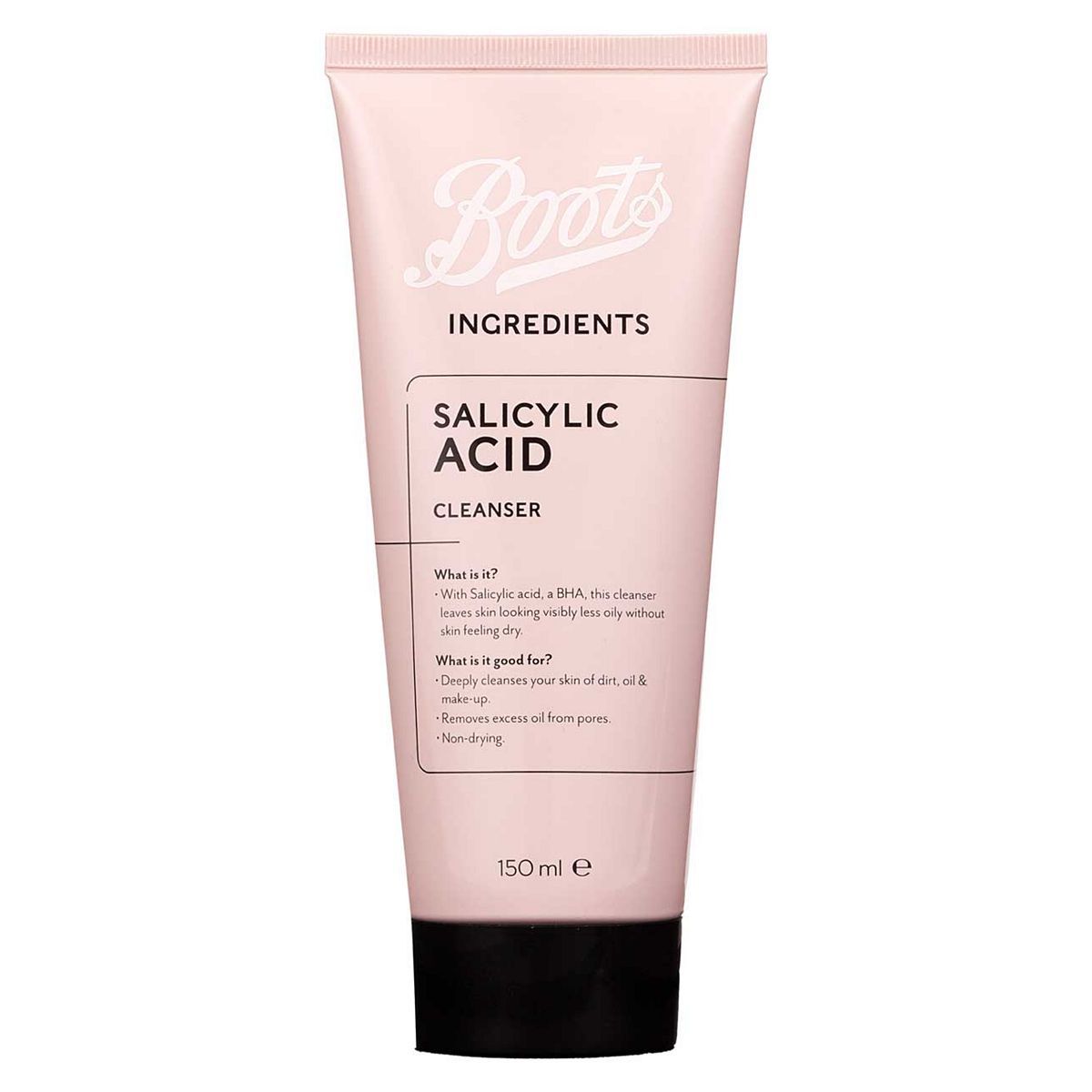 Boots Ingredients Salicylic Acid Cleanser 150Ml