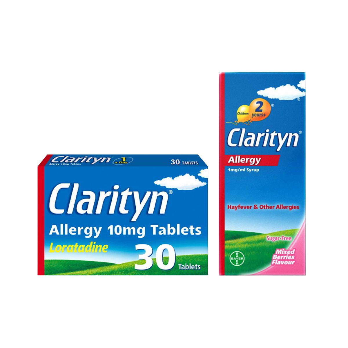 Clarityn Family Bundle - Allergy 10Mg Tablets 30 & 1Mg/Ml Syrup 60Ml