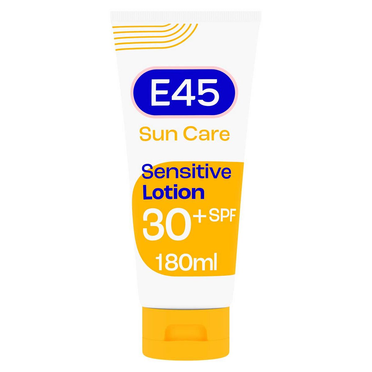 E45 Sun Lotion For Sensitive Skin. Hydrating Body Cream With High Uva And Uvb Protection Spf 30. Vitamin E 180ml