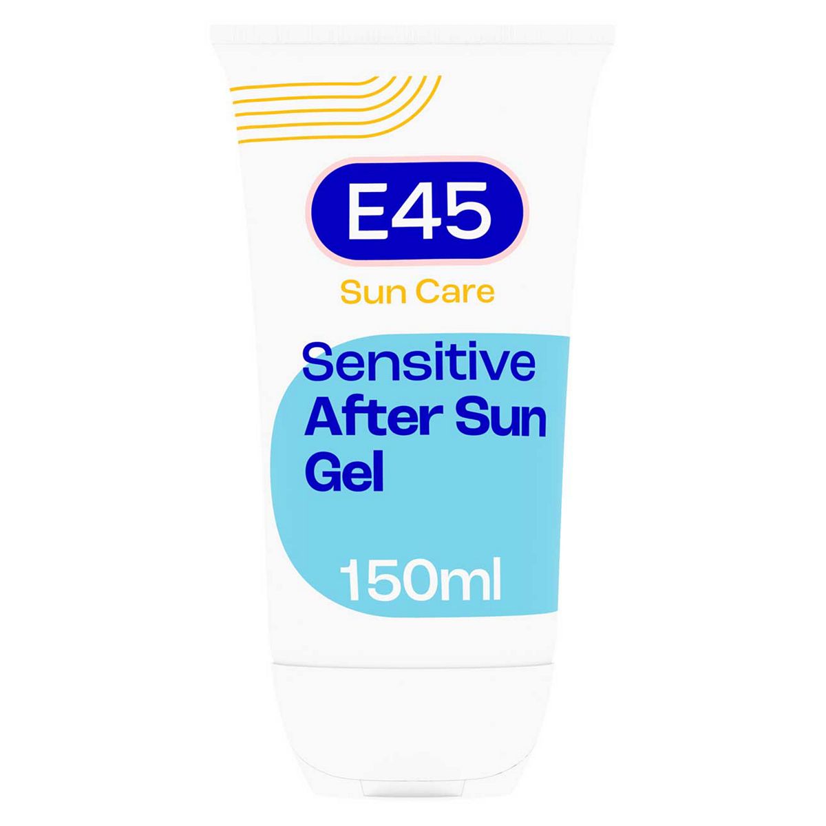 E45 After Sun Face & Body Gel For Sensitive Skin. Instantly Cools Dermatologically Tested 150ml