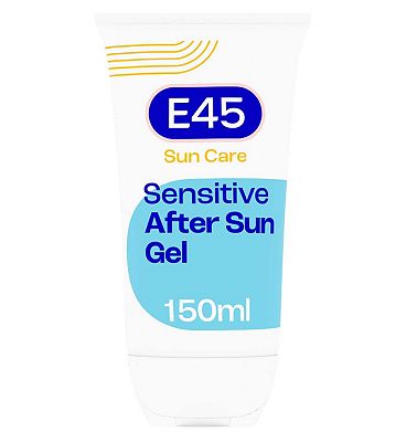 E45 After Sun Face & Body Gel for Sensitive Skin. Instantly Cools Skin. Dermatologically tested 150m