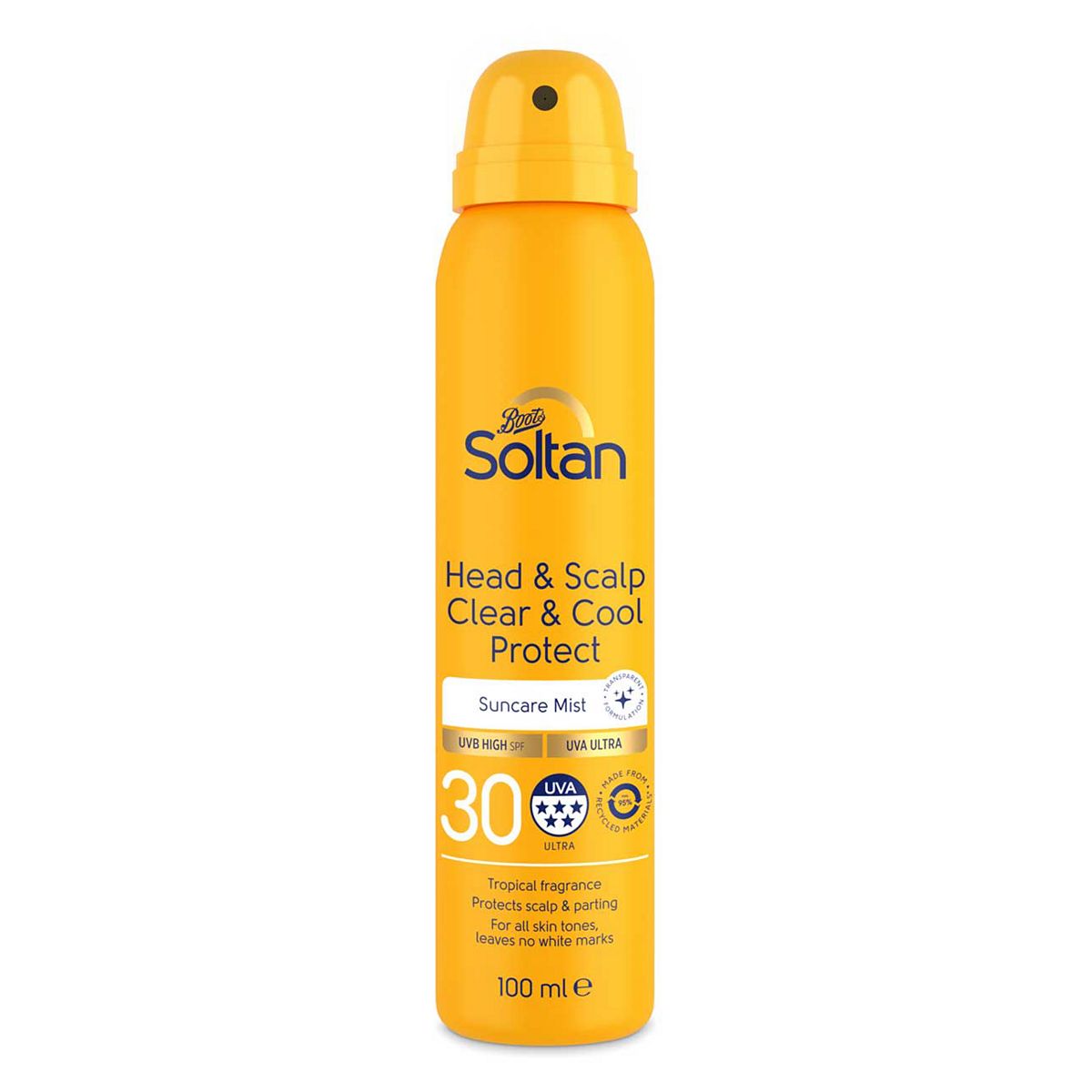 Soltan Clear & Cool Head Scalp Suncare Mist Spf30 100ml, 200ml