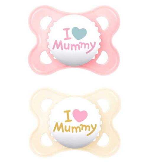Mam Style Soother Pink Mummy 0+ Months