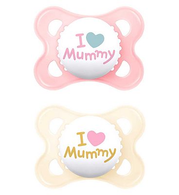 Mam Style Soother Pink Mummy 0+ Months