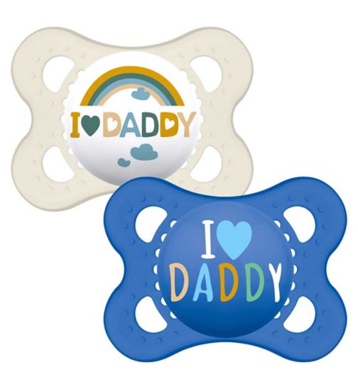 Mam Style Soother Blue Daddy 0+ Months