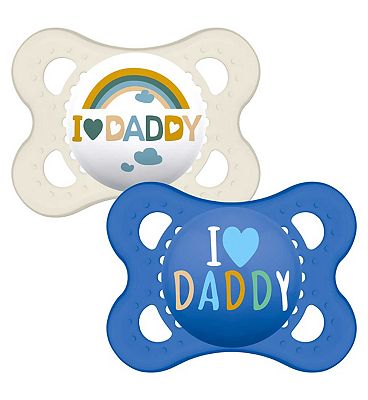 Mam Style Soother Blue Daddy 0+ Months