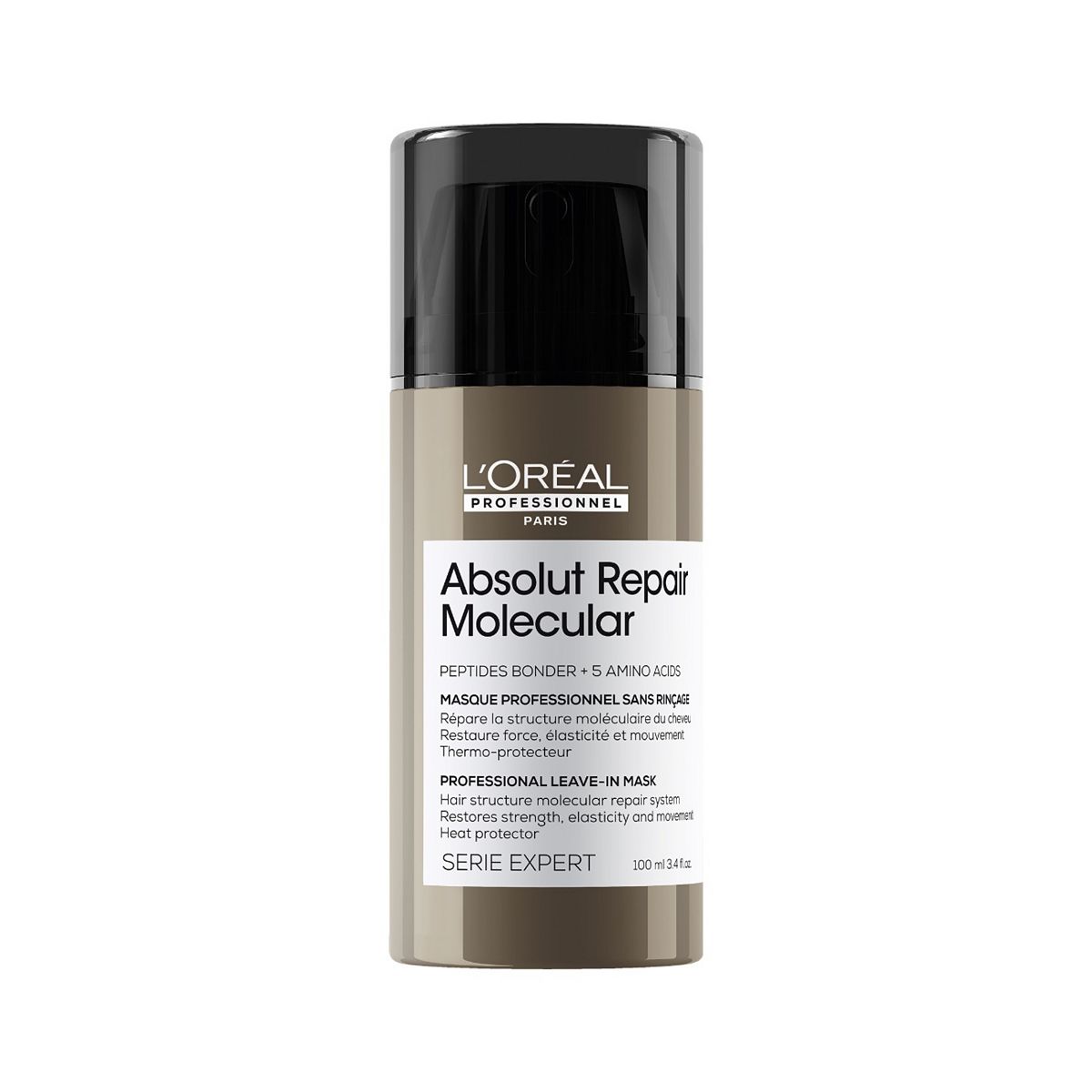L'Oreal Professionnel Absolut Repair Molecular Leave-In Hair Treatment, For Damaged Hair, Bond Repair, 100ml