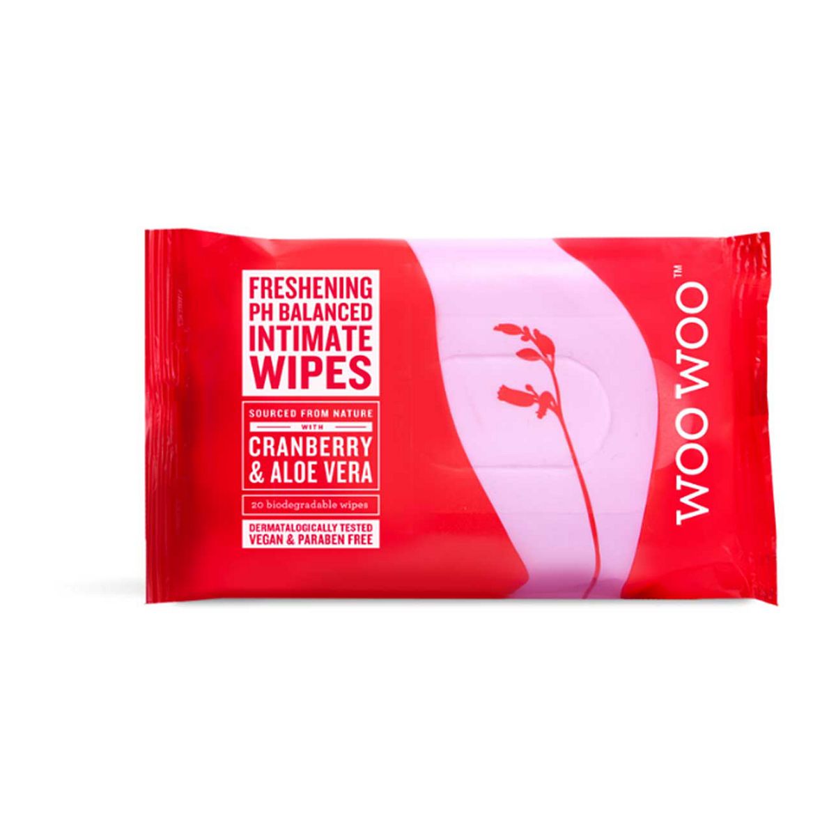 Woowoo Refresh It Ph-Balanced Intimate Wipes - 20