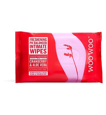Woowoo Refresh It Ph-Balanced Intimate Wipes - 20 Wipes