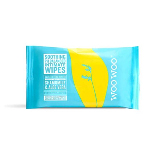 Woowoo Soothe It Chamomile & Aloe Vera Intimate Wipes - 20 Wipes