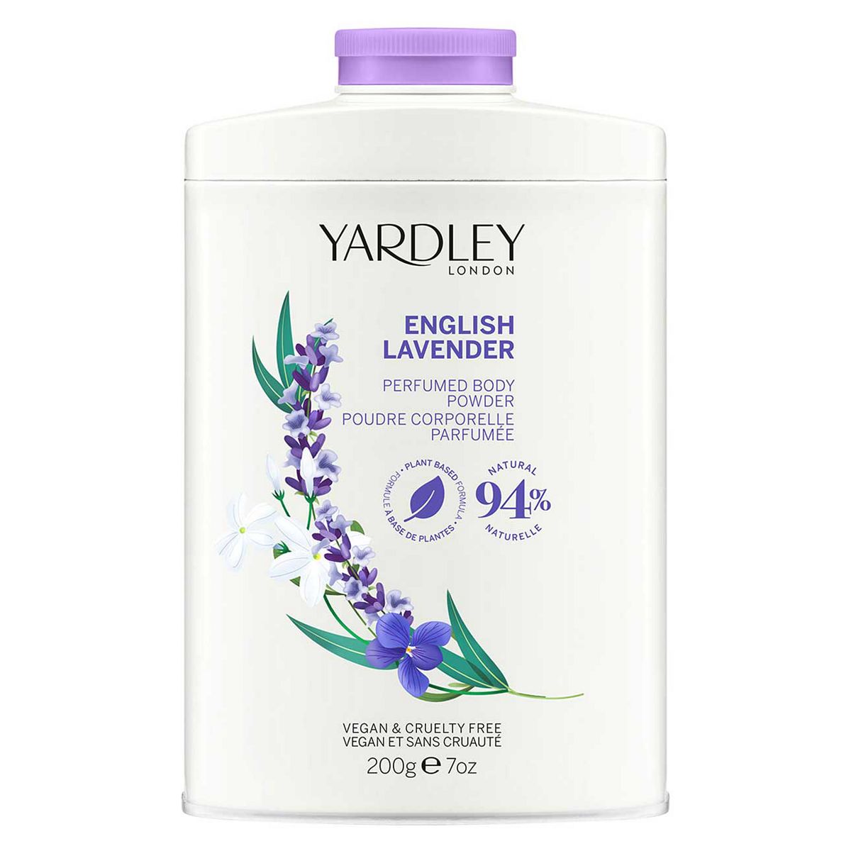 Yardley London English Lavender Perfumed Body Powder 200G