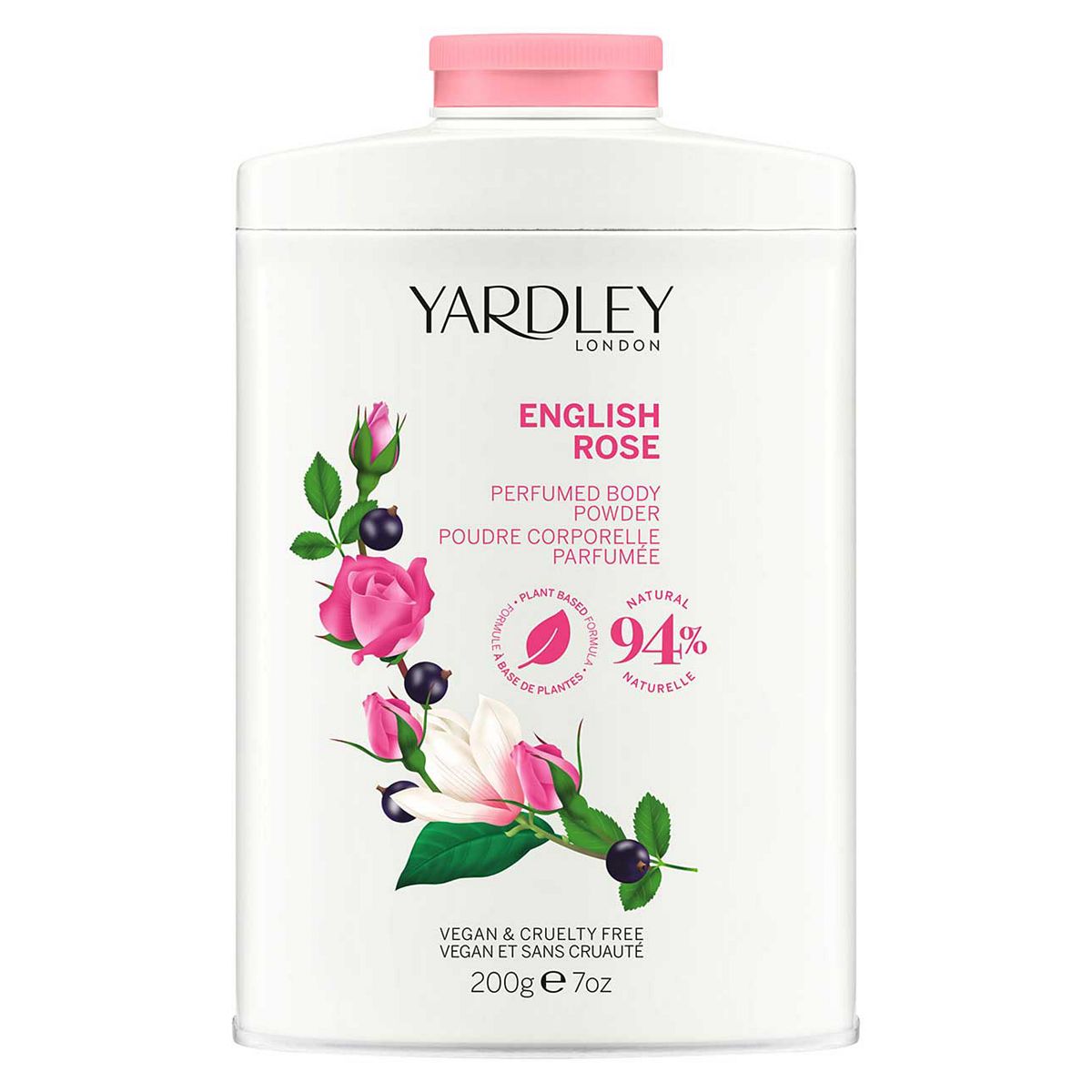 Yardley London English Rose Perfumed Body Powder 200g