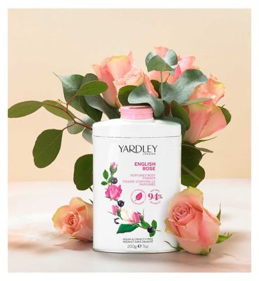 Yardley London English Rose Perfumed Body Powder 200g (7)