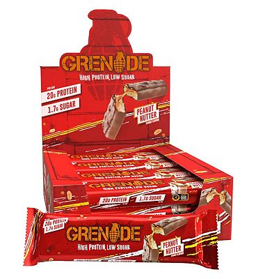 Grenade Carb Killa High Protein Bar Peanut Nutter - 60g x 12 Bars