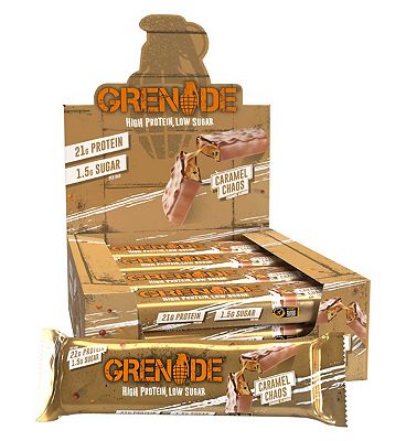 Grenade Carb Killa High Protein Bar Caramel Chaos - 60g x 12 Bars