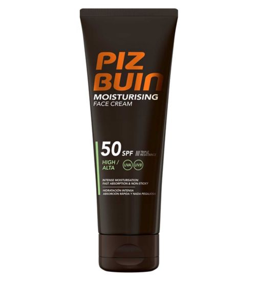 PIZ BUIN® Moisturising Face Cream SPF50 50ml