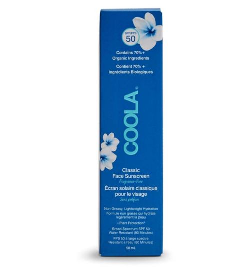 Coola Face Lotion SPF50 Unscented 50ml