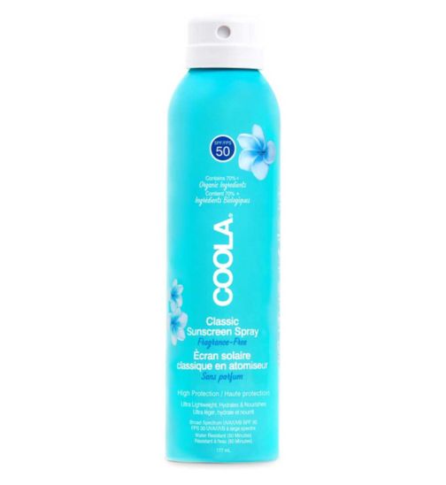 Coola Body Spray SPF50 Unscented 177ml