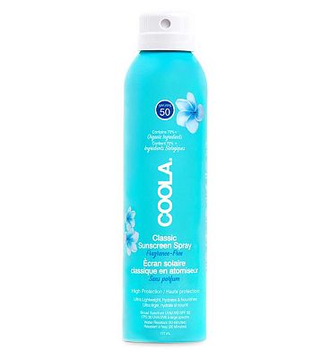 Coola Body Spray SPF50 Unscented 177ml