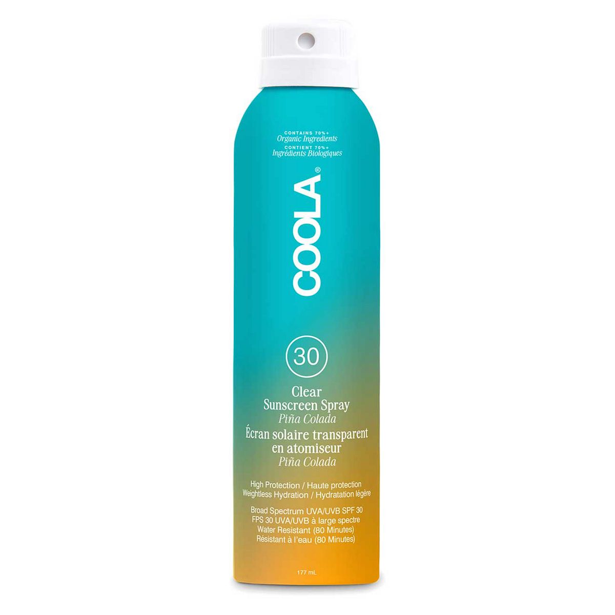 Coola Clear Sunscreen Spray Spf50 - Pina Colada 177Ml Br/>